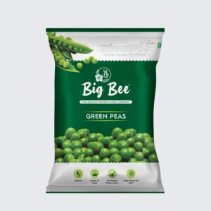 Big Bee Frozen Foods Green Peas, 500 g Pack